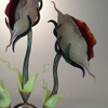 ..Lifeform with Inhabitant 081511<br>Lampworked borosilicate glass, sculpted, blown<br>12 x 13 x 10 inches...Sold