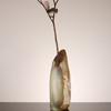 ..From East to West, Scene of Japan #123<br> Blown, Sculpted Glass; Silver Etching, Copper Plating <br>39 �  x 8 � x 7 � inches