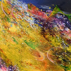 ..Brilliance<br>Acrylic on Canvas<br>36 x 46 inches 